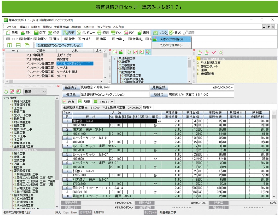 実行予算・原価管理