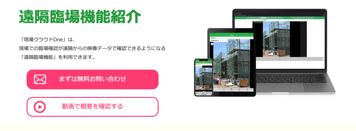 遠隔臨場機能