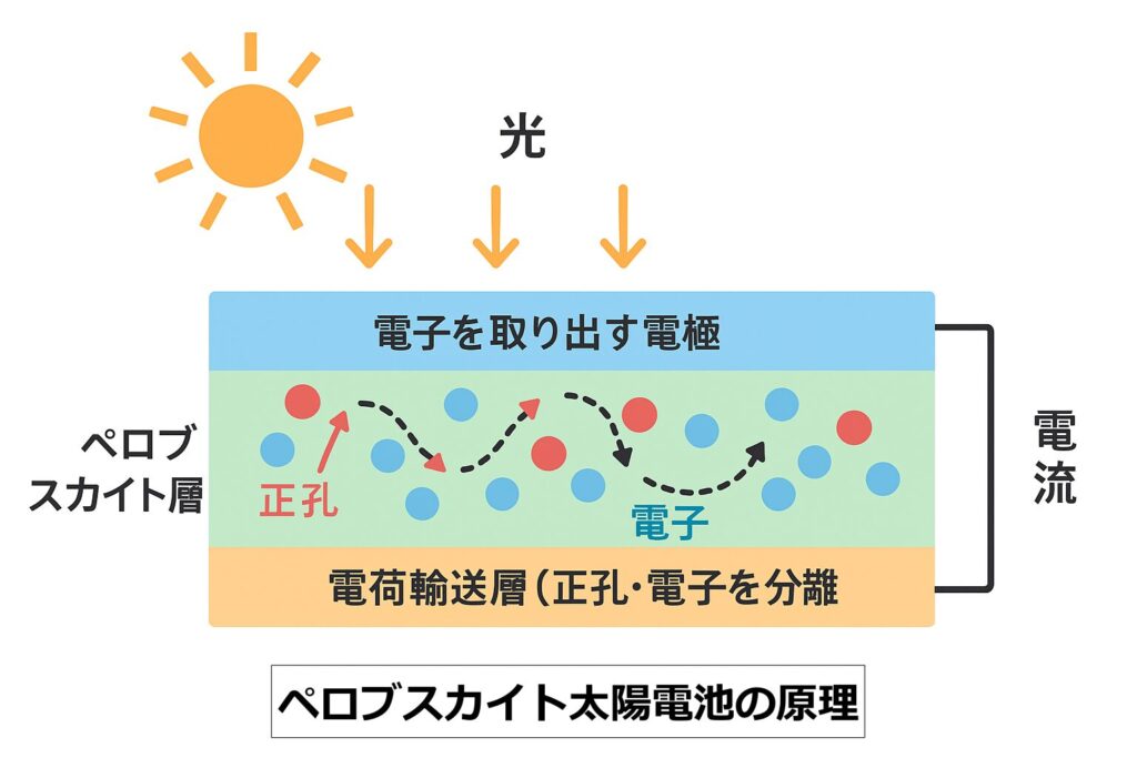 ペロブスカイト太陽電池の原理